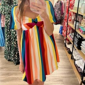NWT English Factory XS striped dress